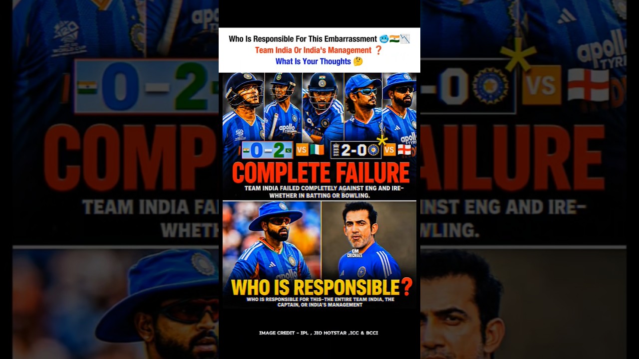 Team India in Crisis? Complete Failure Against England😥📉 #shorts #cricket #indvsseng #cricketshorts
