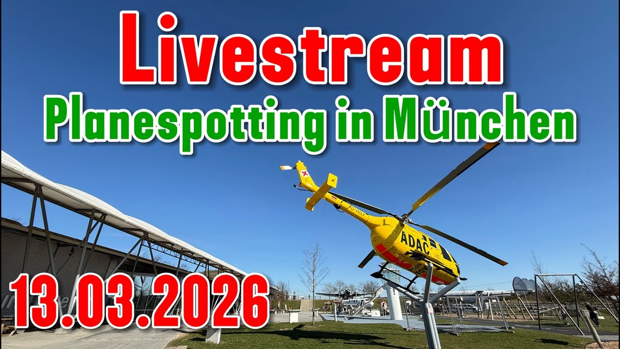 Livestream vom Flughafen in München / Live  Planespotting ( Flugzeug Start und Landungen anschauen )