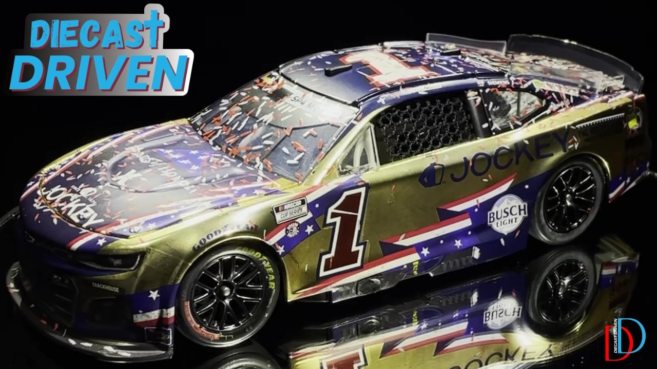 GOLD Ross Chastain 2025 Coca-Cola 600 Win: NASCAR 1/24 Diecast Review