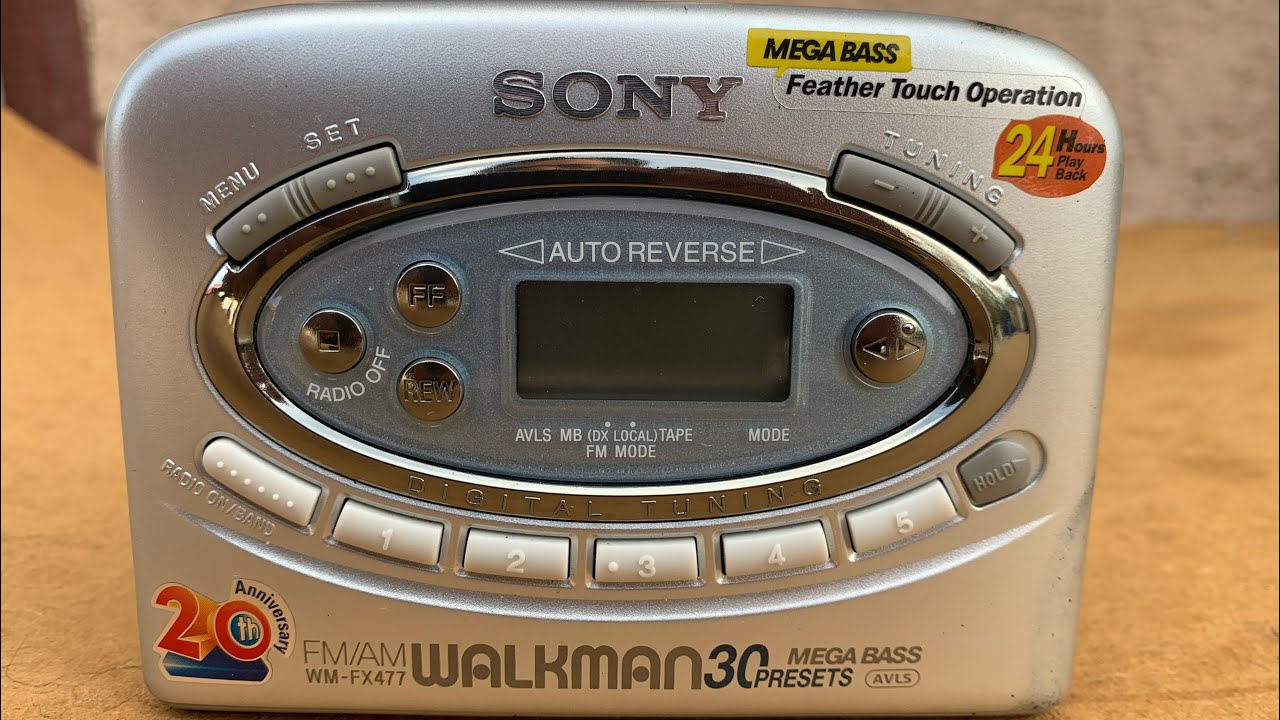 Sony WM-FX477 Walkman belt replacement (one shot)