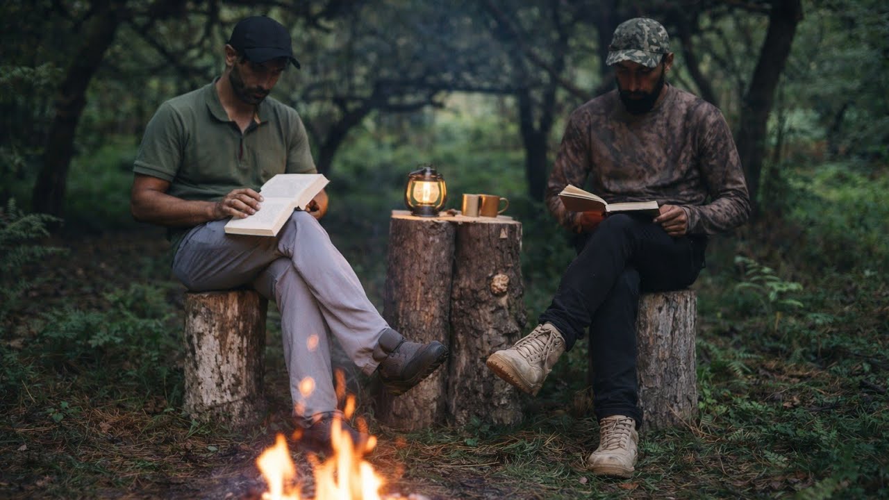Лесная мотоциклетная экспедиция | Эспрессо, книги и жареный на огне картофель