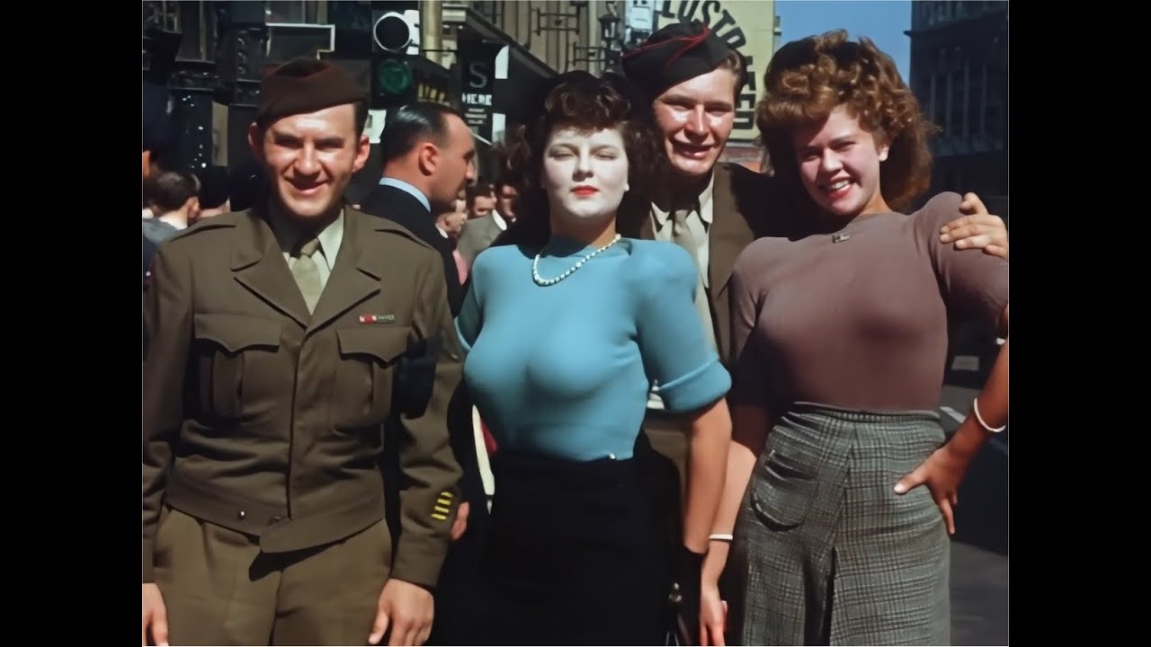 Celebrating 80 years VJ Day in London (15 August 1945-2025) with stunning A.I. enhanced footage