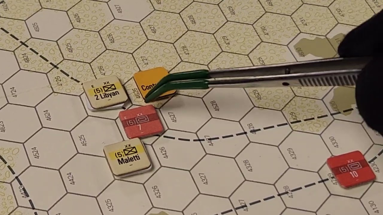 The Campaign for North Africa (SPI) Relearn Move and Combat