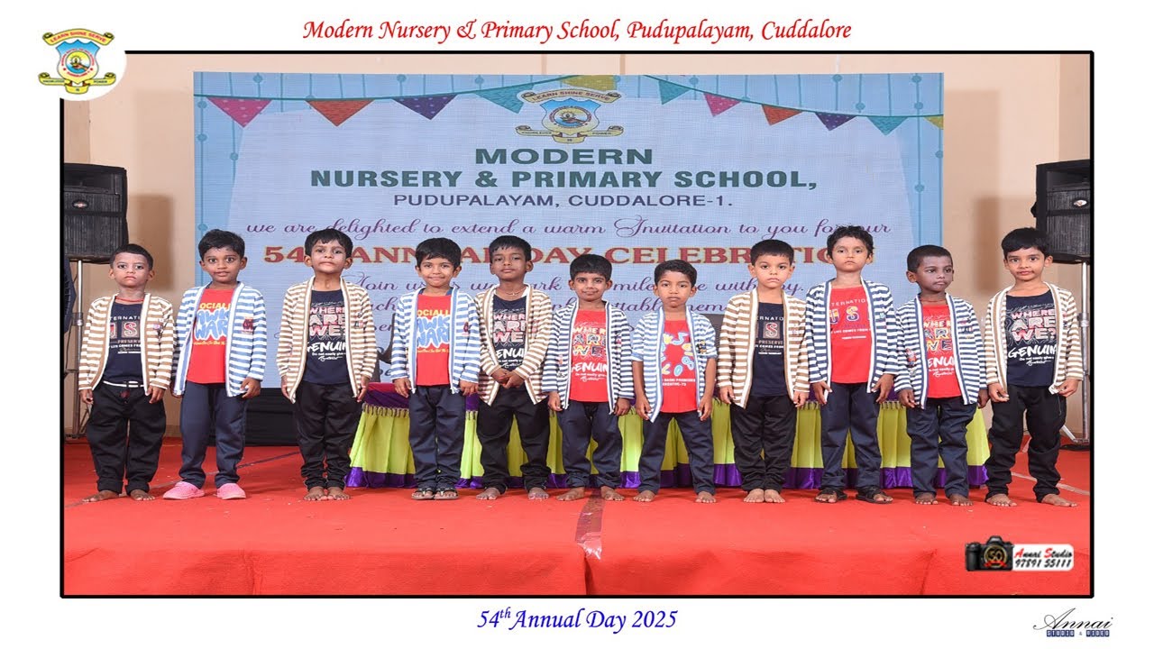 Boys Dance @ MODERN NURSERY AND PRIMARY SCHOOL, PUDUPALAYAM, CUDDALORE