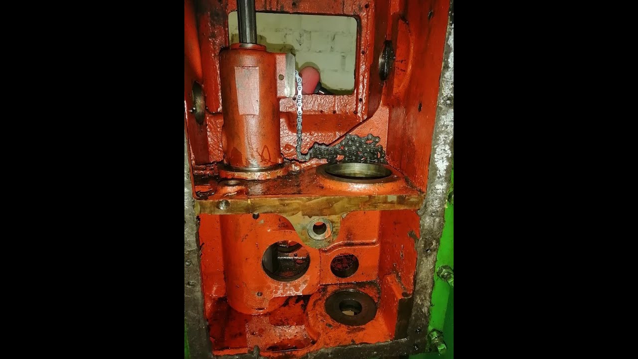 Сверлильный станок 2Н125. Устройство механизма подъёма головы.Часть 6./Drilling machine.USSR 1970.