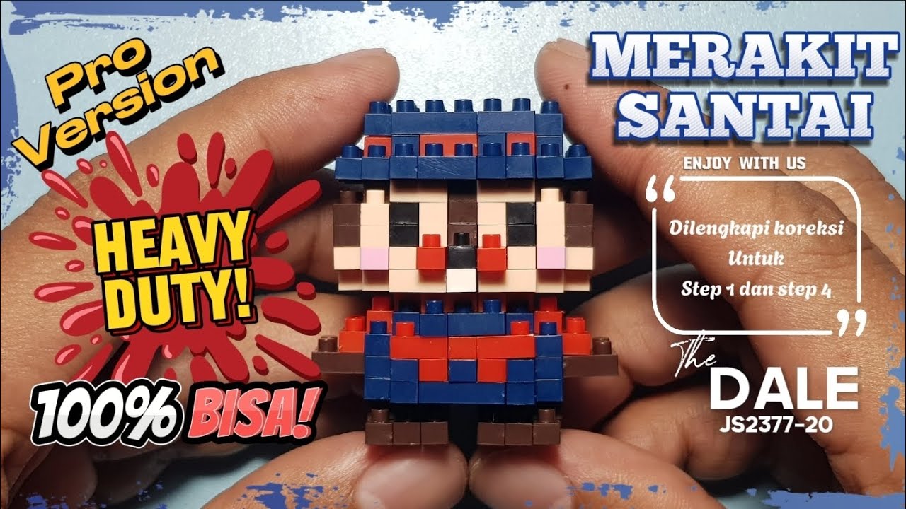 Merakit santai Lego Bricks DALE JS2377-20