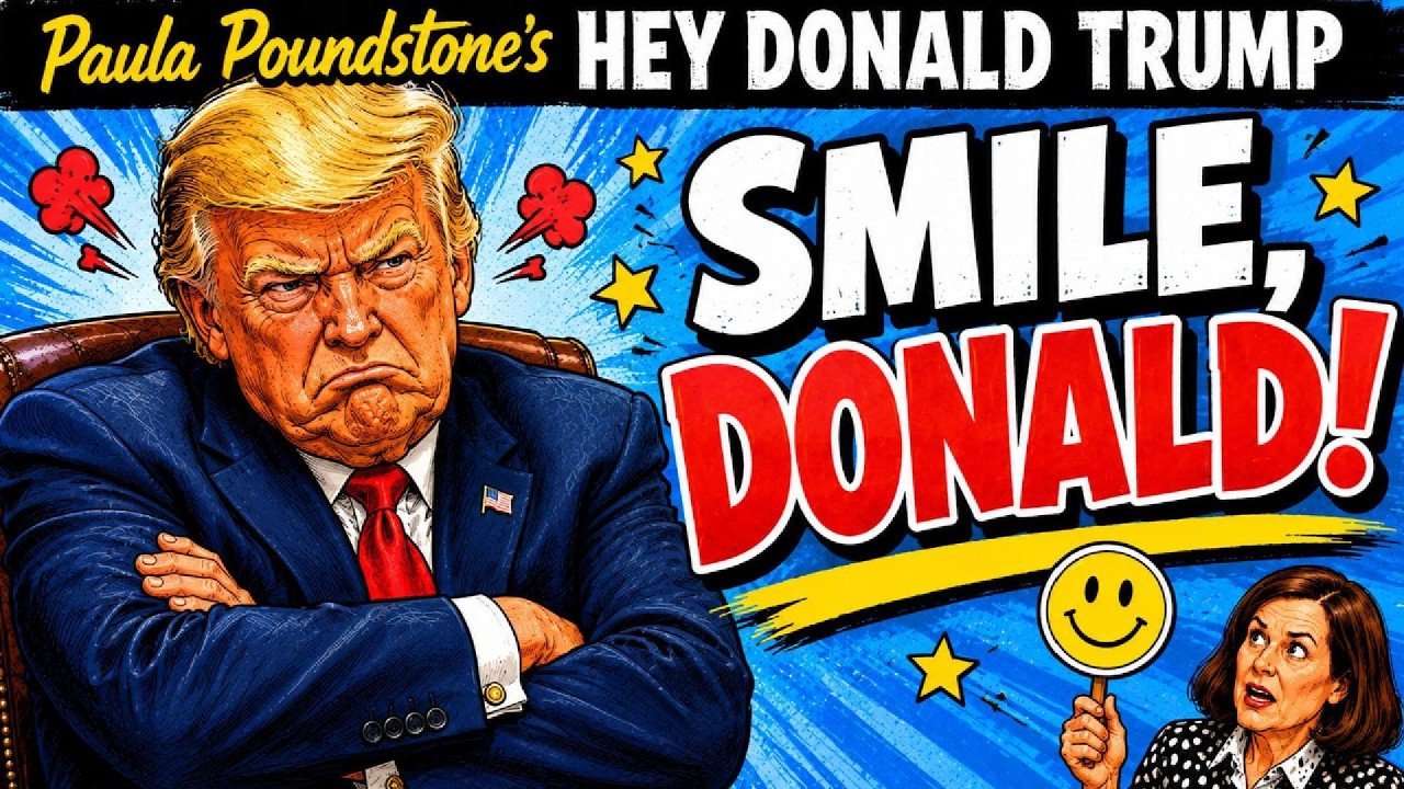 Trump Tells Kaitlin Collins to Smile&mdash;Then Falls Asleep | Hey Donald Trump | Paula Poundstone