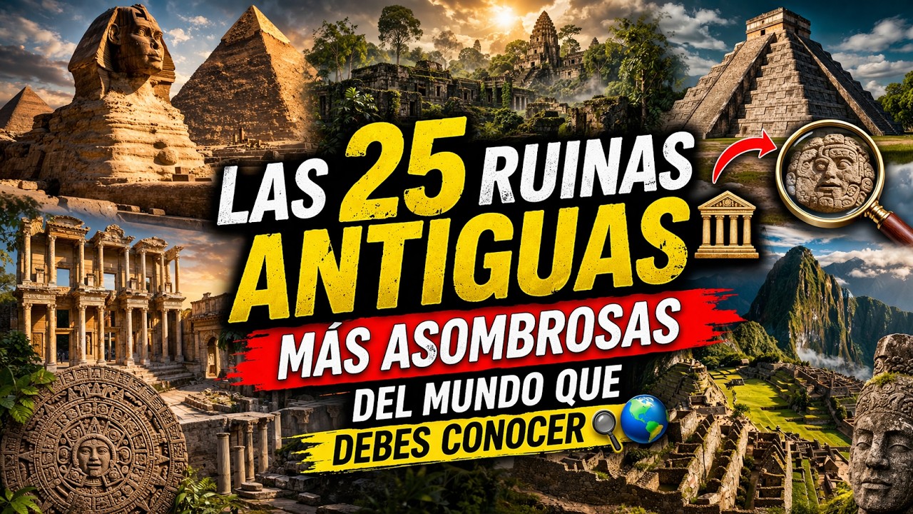 Las 25 Ruinas Antiguas m&aacute;s Asombrosas del Mundo