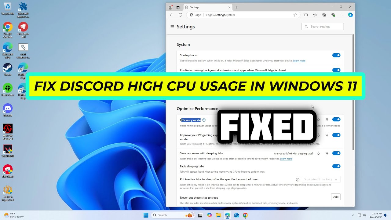 (FIXED) Microsoft Edge high memory usage in Windows 10/11