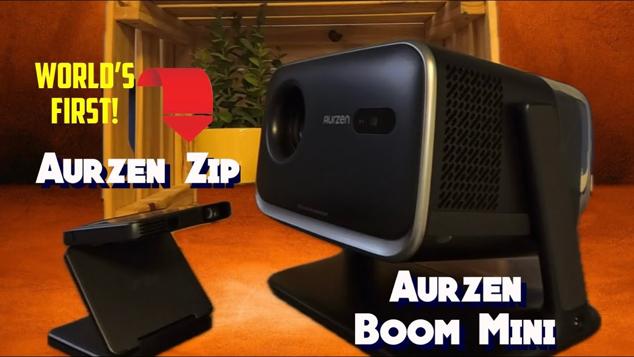Обзор мини-проектора Aurzen Boom и краткий обзор проектора Aurzen Tri-Fold Zip