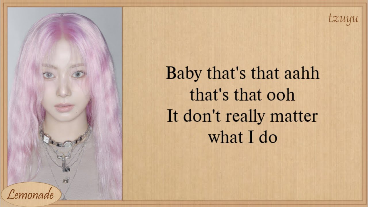 TWICE DAT AHH DAT OOH (SANA, JIHYO, DAHYUN, CHAEYOUNG, TZUYU) Lyrics