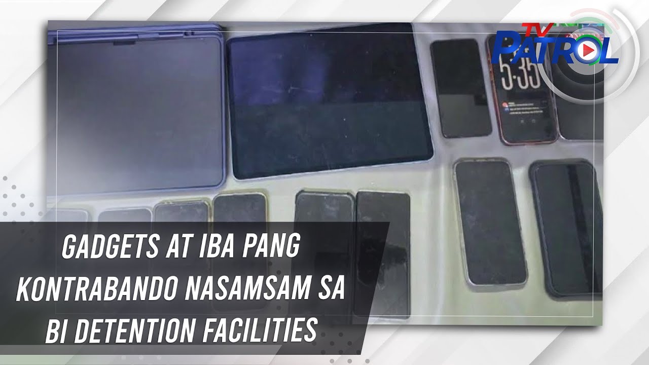 Gadgets at iba pang kontrabando nasamsam sa BI detention facilities | TV Patrol