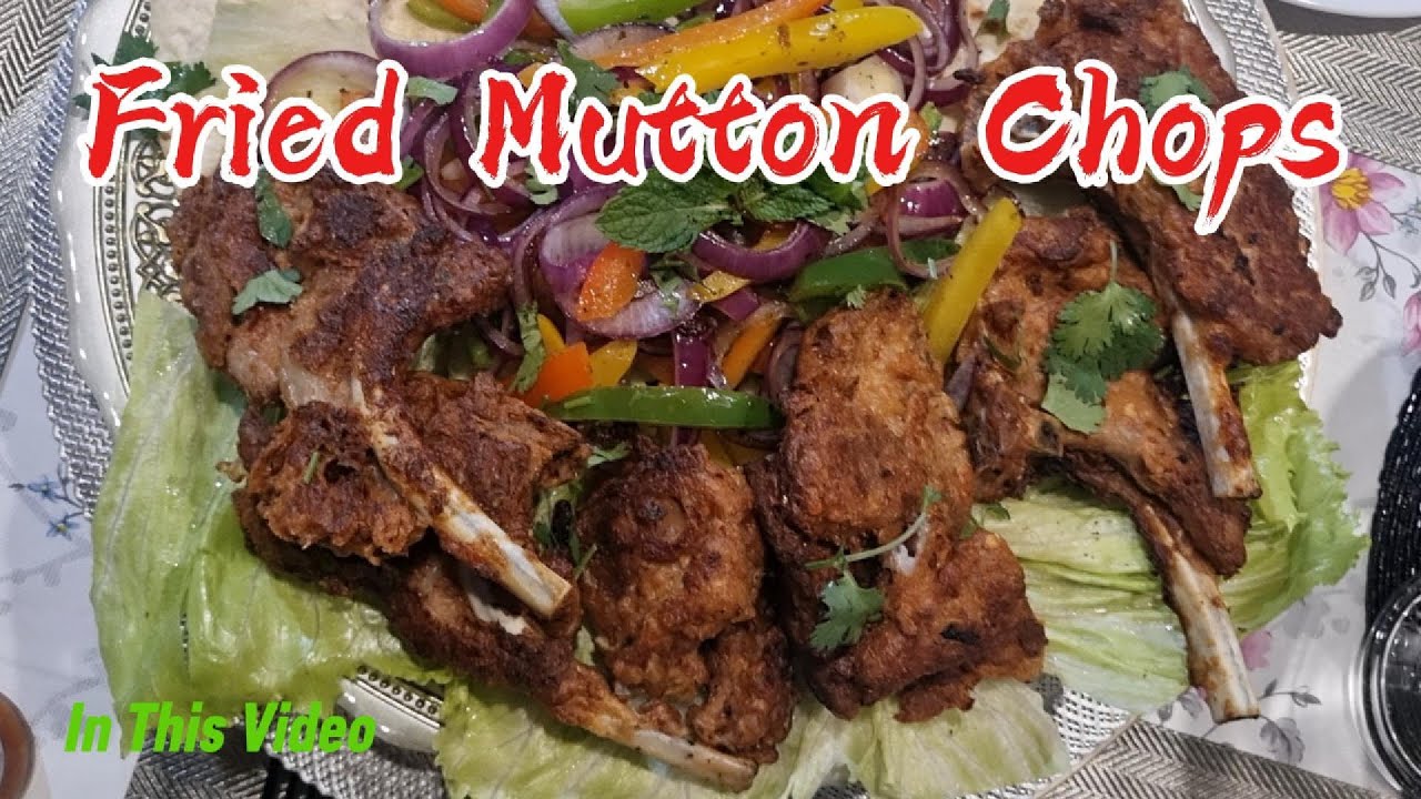 ✨ Fried Mutton Chops Recipe | Easy & Delicious