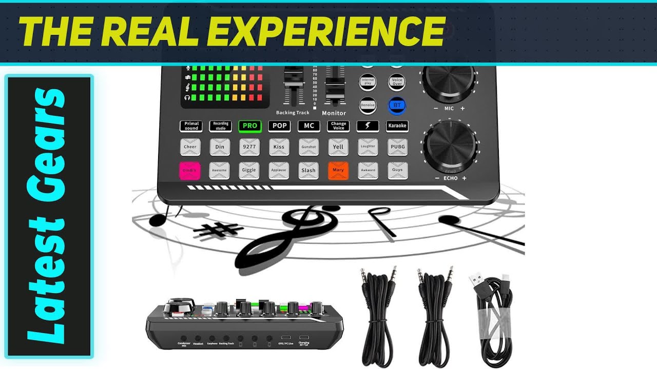 F998 Live Sound Card: The Ultimate Mixer for Streaming & More!