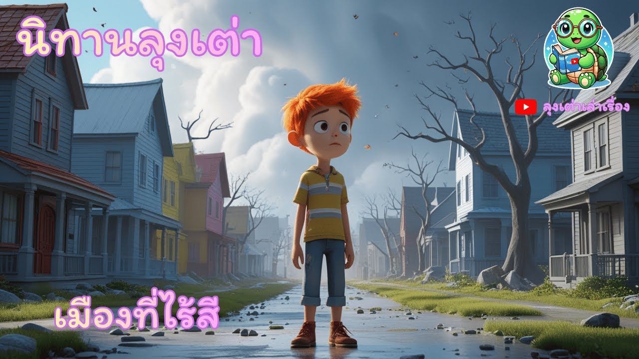 นิทานลุงเต่า เรื่อง เมืองที่ไร้สี full ep