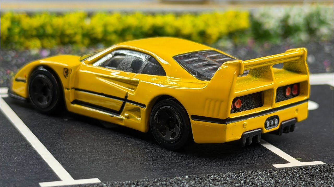 Ferrari F40 1/64 | Custom Build  #ferrarif40 #ferrari #diecast #hotwheelscustoms