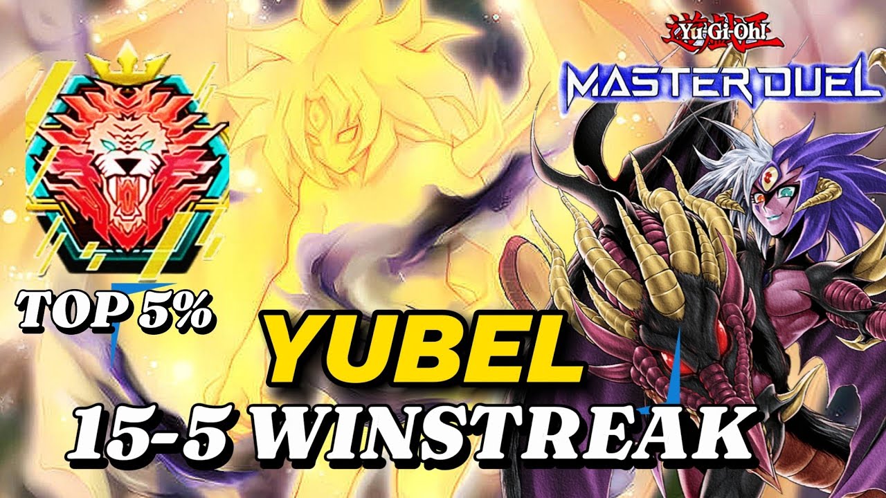 15-5 WINSTREAK! YUBEL SEASON 37 | 75% WINRATE RATING DUELS GAME PLAY [ Yu-Gi-Oh! Master Duel ]