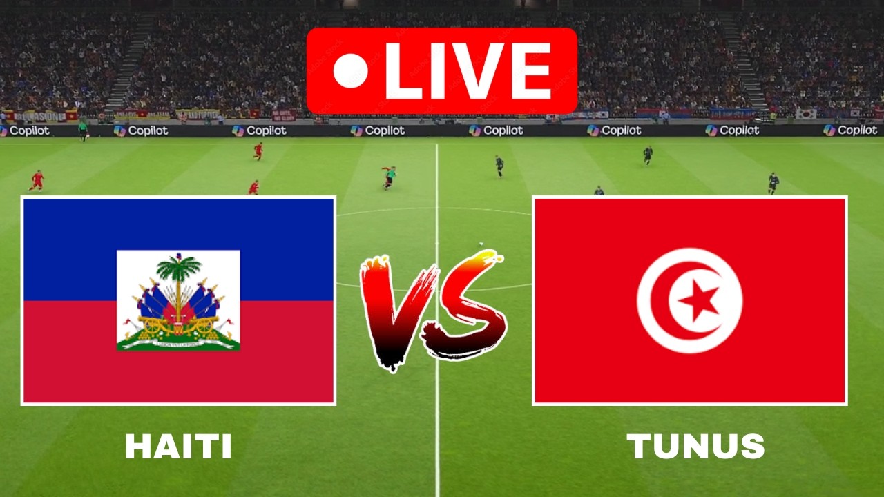 🔴 LIVE Haiti vs Tunisia  2026 - Video Game Simulation