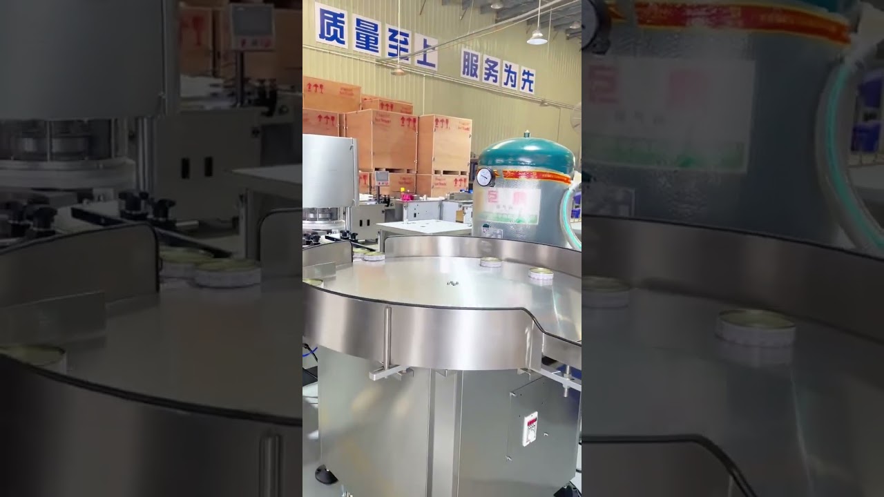 protein powder packaging line#can seamer   # can sealing machine