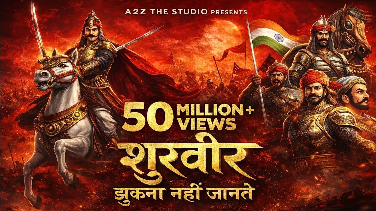 SHOORVEER - शूरवीर – झुकना नहीं जानते | Maharana Pratap Veer Ras Rap | A2Z The Studio