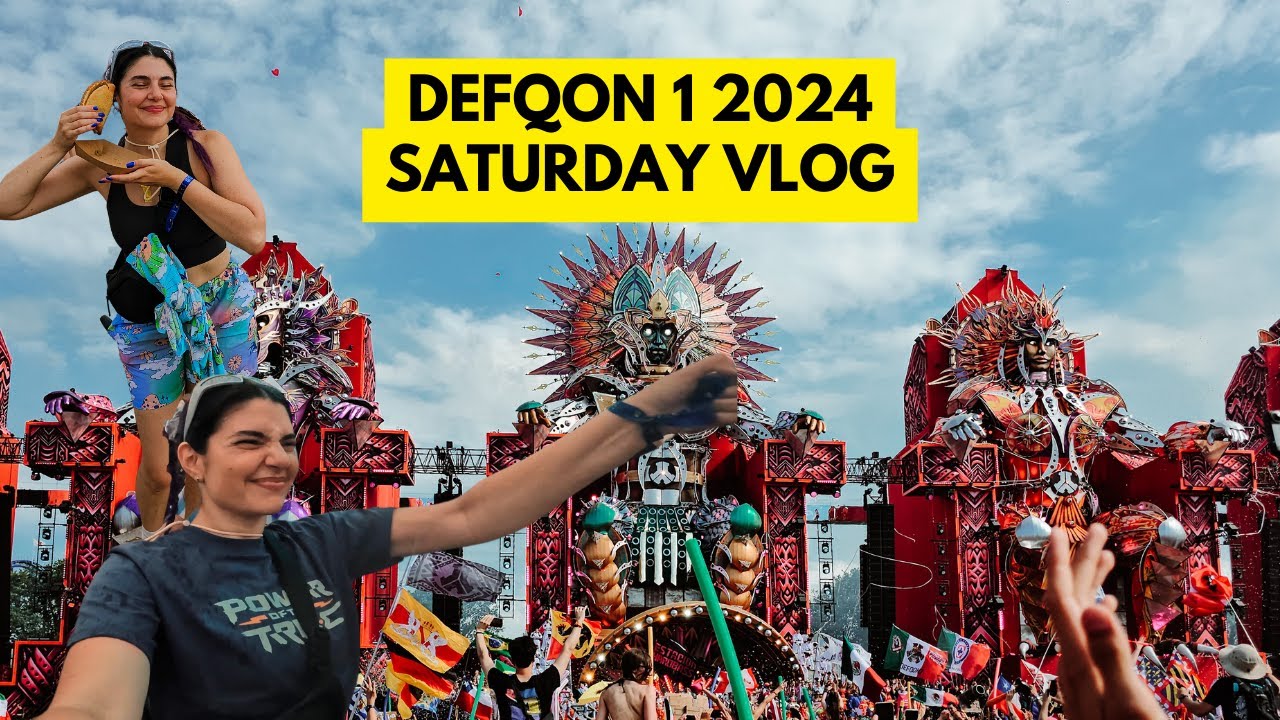 DEFQON 1 2024 Saturday vlog - First time in the biggest hardstyle festival!