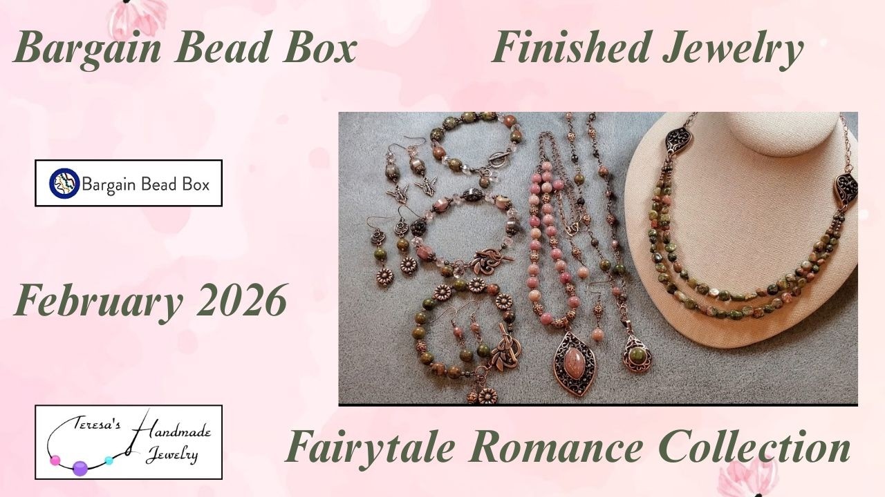 Bargain Bead Box Finished Jewelry | February 2026 | Fairytale Romance Collection #bargainbeadbox