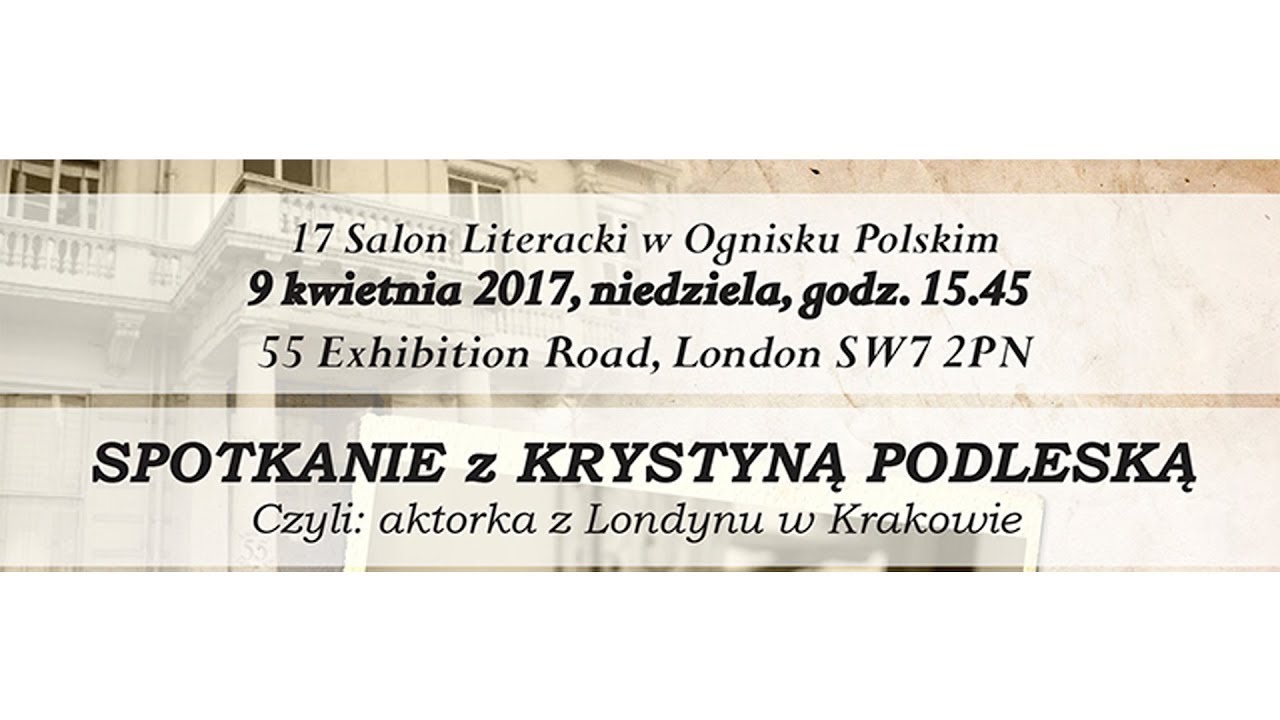 17 Salon Literacki 9-4-2017 - Krystyna Podleska