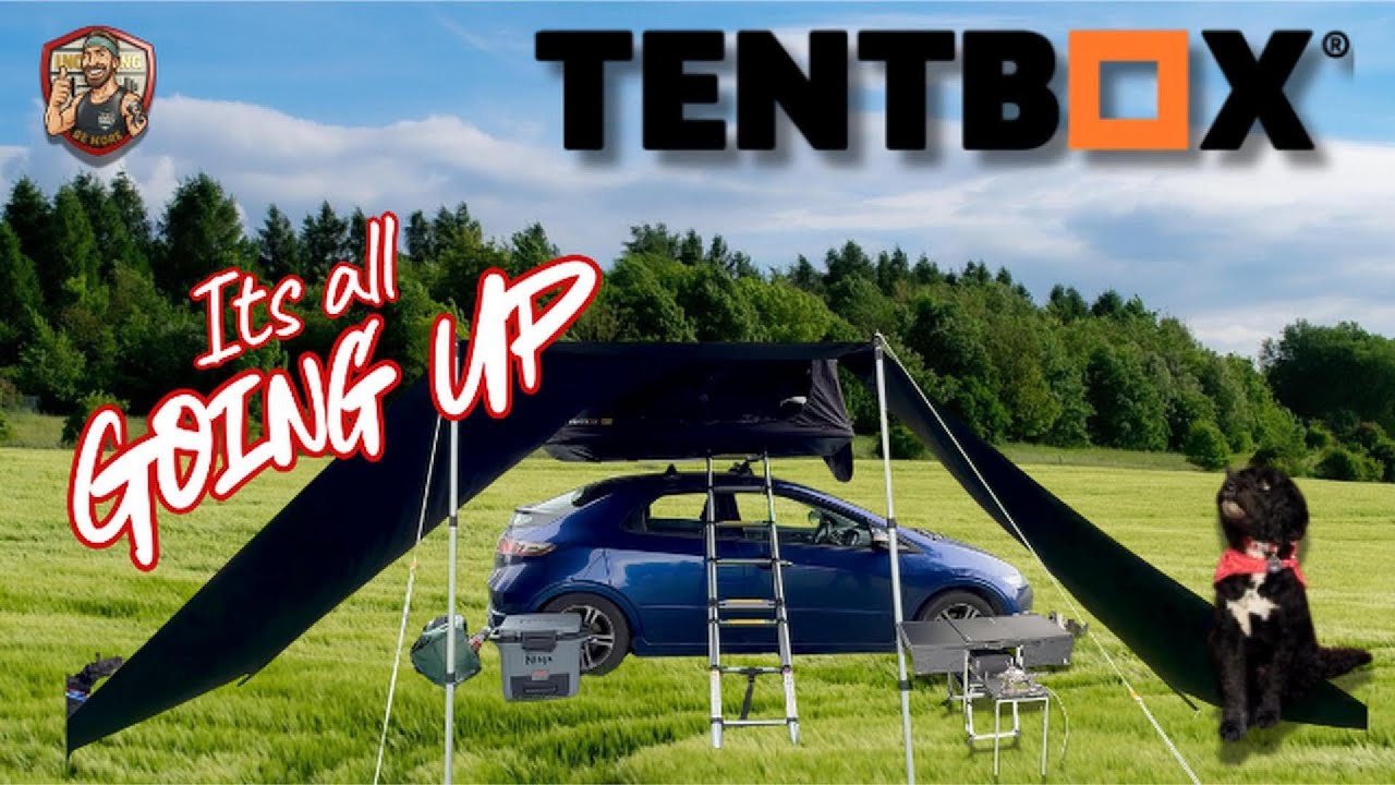 TentBox GO Full Camping Setup Review 🚙⛺ | Tunnel Awning + Kitchen Box Tested SOLO (Dog not Included)