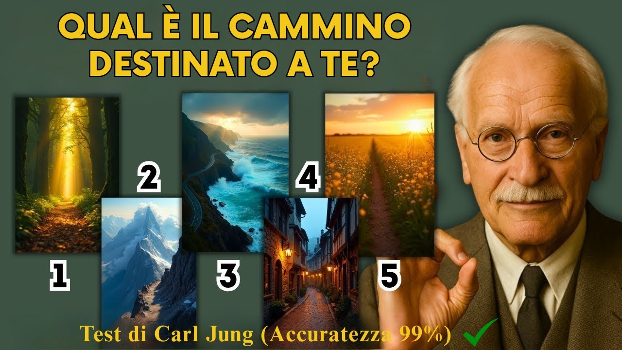 👁️ TEST DI JUNG. Quale CAMMINO ti &egrave; destinato? Scegli il tuo sentiero e scopri il tuo destino.