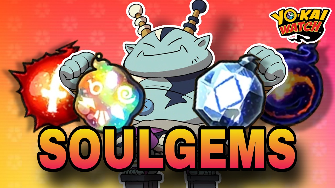 Все редкие самоцветы душ в Yo-kai Watch 2: объяснение и как их создать | Руководство по Yokai Wat...