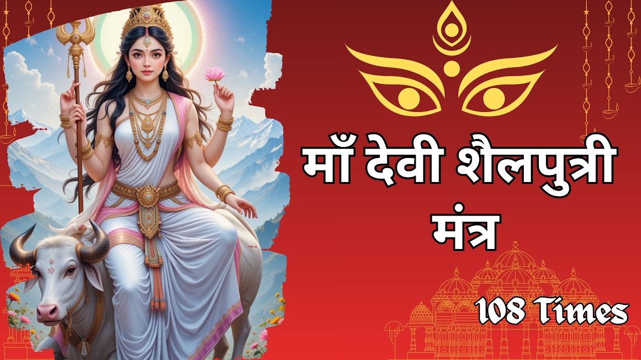 🌺 माँ शैलपुत्री मंत्र 108 बार | Maa Shailputri Mantra 108 Times | Navratri Special