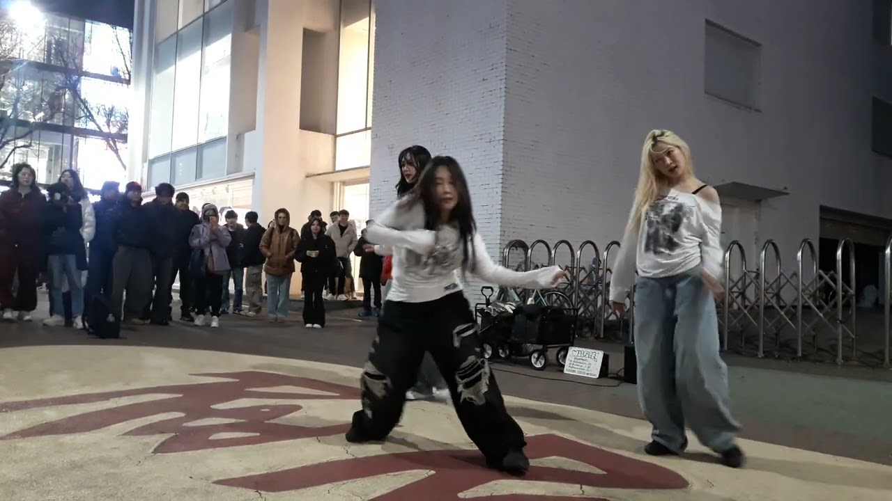 2026.02.15 홍대버스킹1존 홍대걷고싶은거리 버스킹 댄스팀 워페어 공연영상