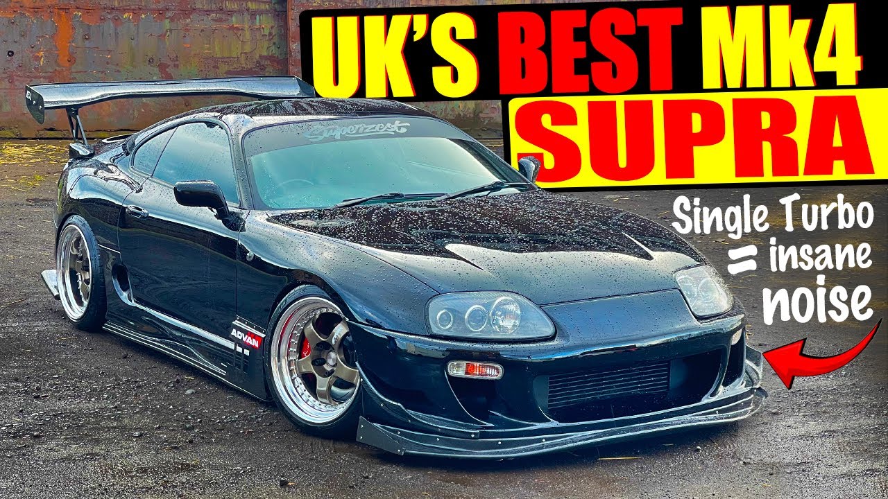🔥PERFECTION? Mk4 Toyota Supra Build! Big SINGLE turbo and even bigger FLAMES🔥🔥