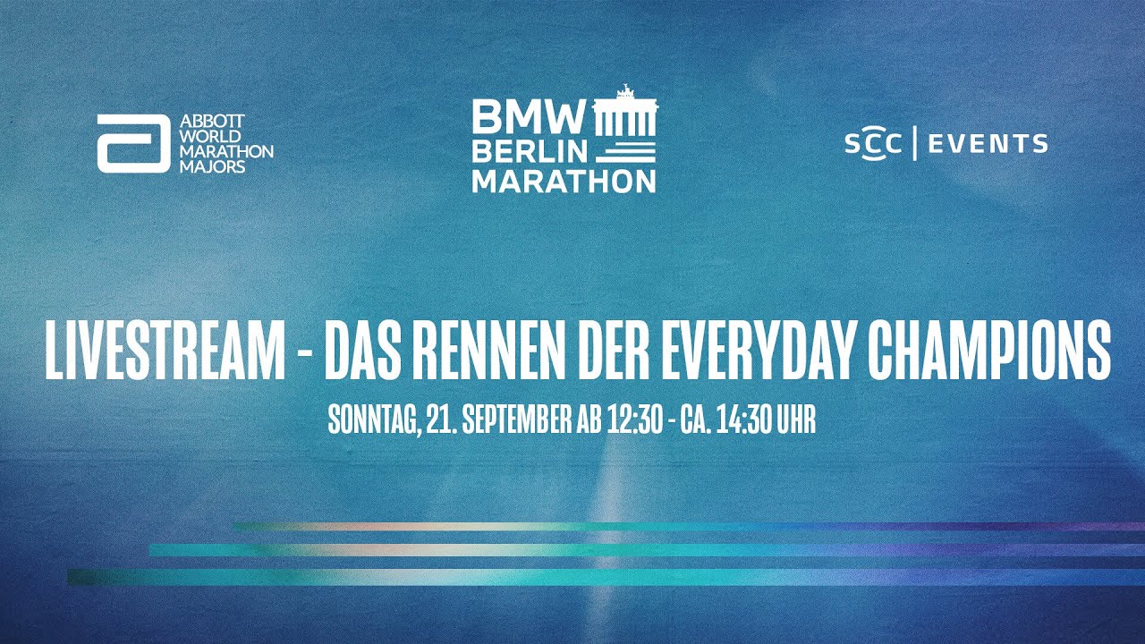 BMW BERLIN-MARATHON 2025 LIVE STREAM - die Everyday Champions