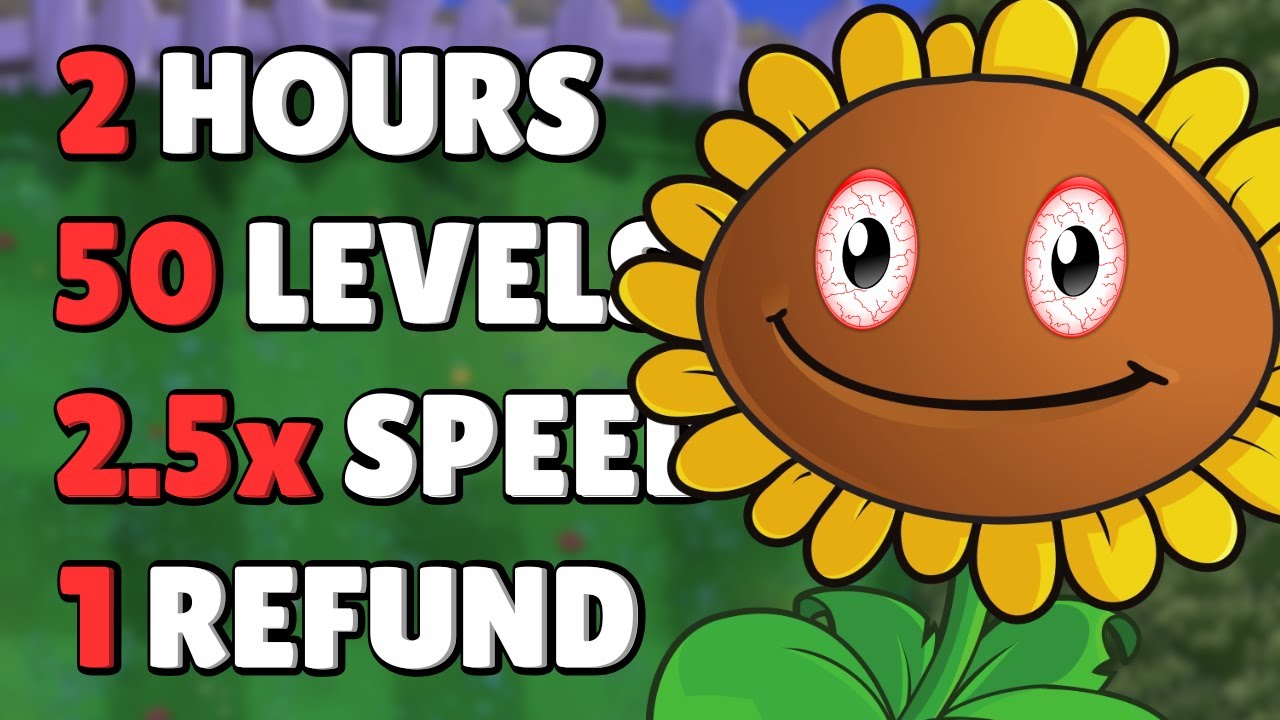 Can You Beat PvZ Replanted Fast Enough To Get A Refund?