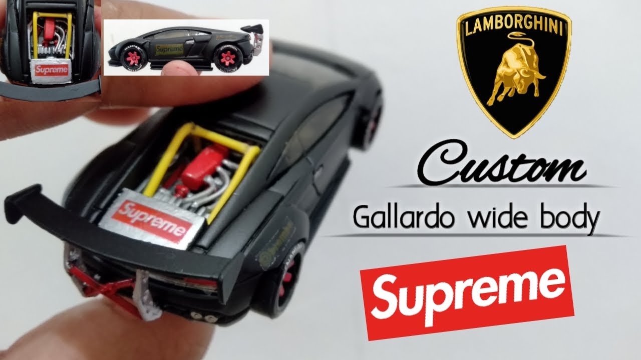 Custom Hotwheels - Lamborghini Gallardo widebody