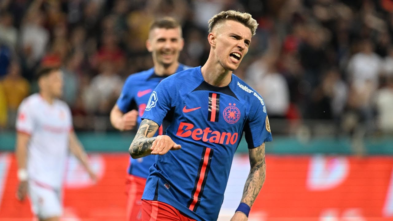 REZUMAT | FCSB - Dinamo 3-1. Zece victorii la rând în derby, campionii sunt și mai aproape de titlu