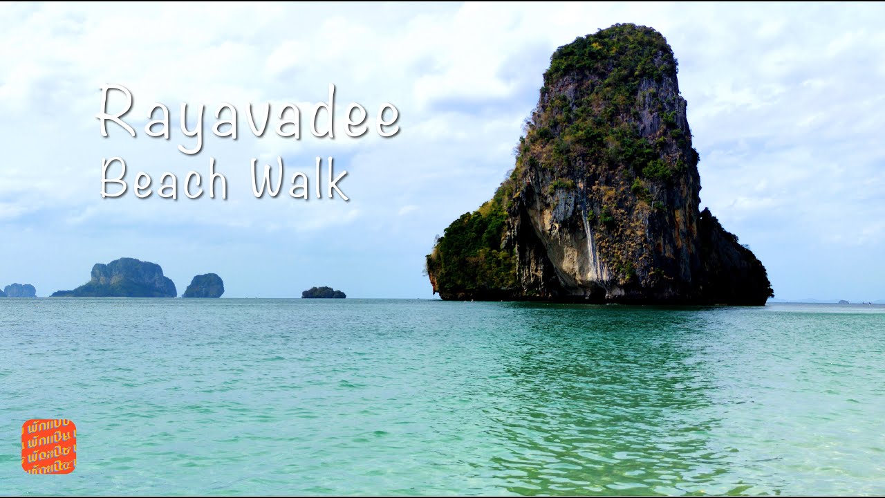 Rayavadee Beach Walk, Krabi, Thailand [4K]