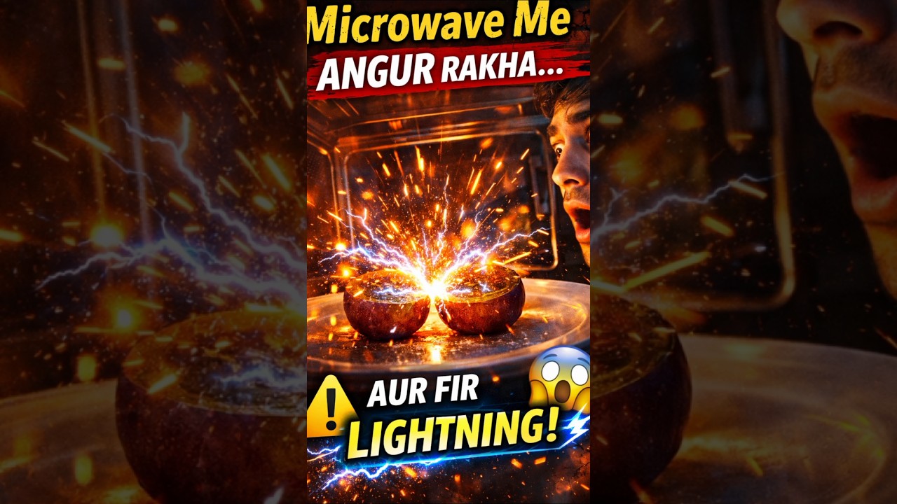 Microwave me Angur rakha or jo hua 😱😱.. Dekho🤯