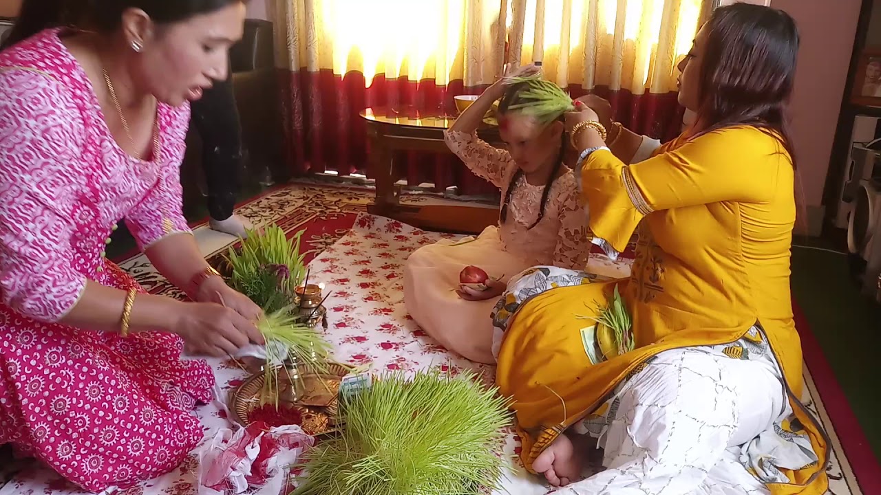 Dashain tika 2076 - jyoti / Preety / Areena / Sona