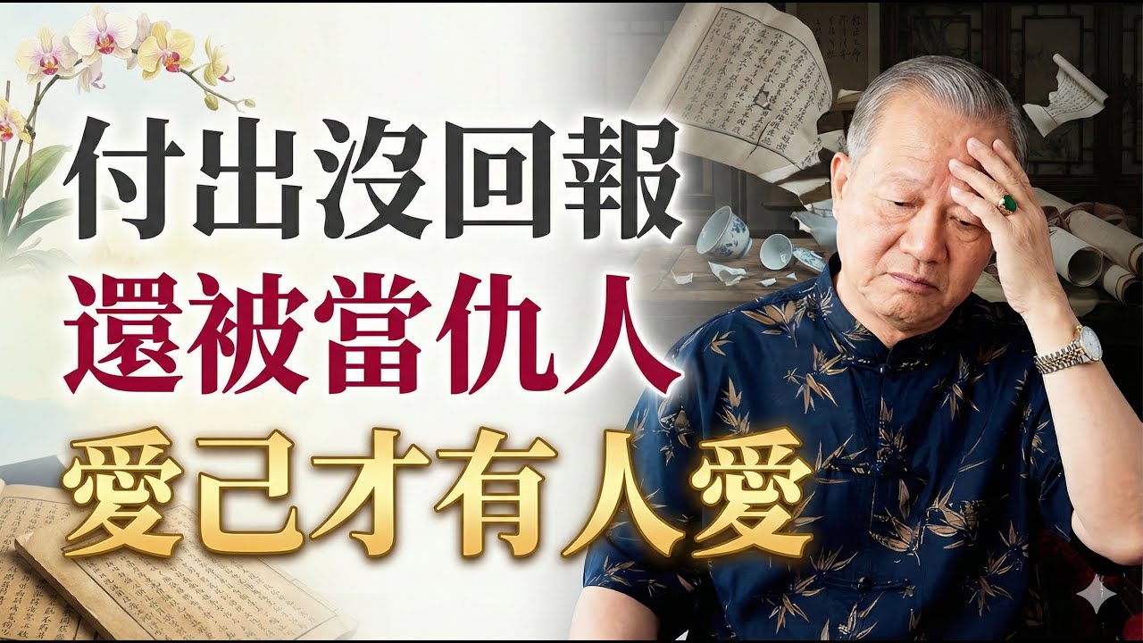 為什麼你的付出不被珍惜？曾仕强揭秘人性的弱點，教你如何贏得真正的尊重。#曾仕强 #易经智慧 #人際關係 #國學 #人生哲學 #家庭教育