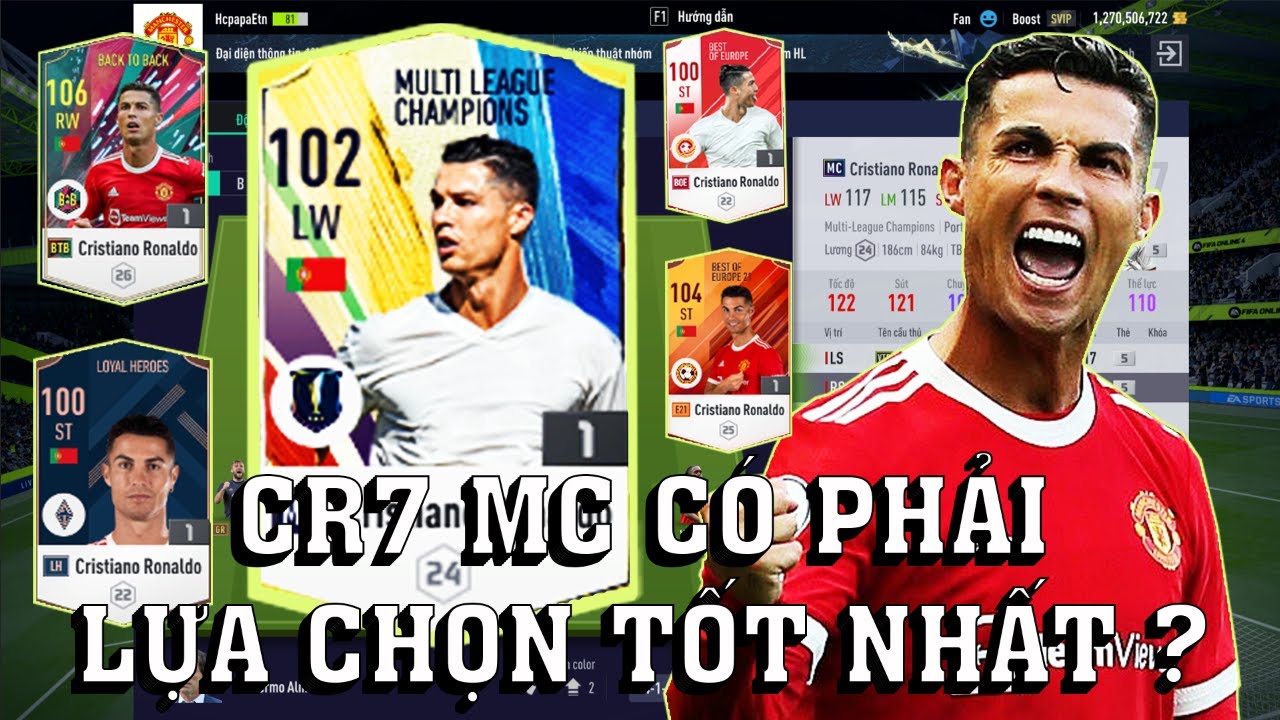 CR7 Mùa MC Có Phải Là Lựa Chọn Tốt Nhất ??? | Team MU Quốc Dân | Fifa Online 4 | Hcpapa Gaming