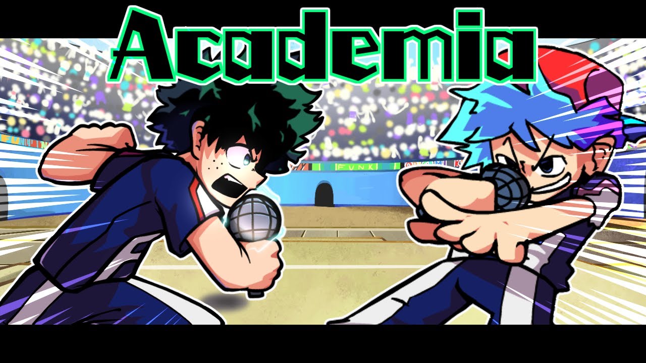 Academia / Bomblitz but Deku sings it! (FNF Cover)