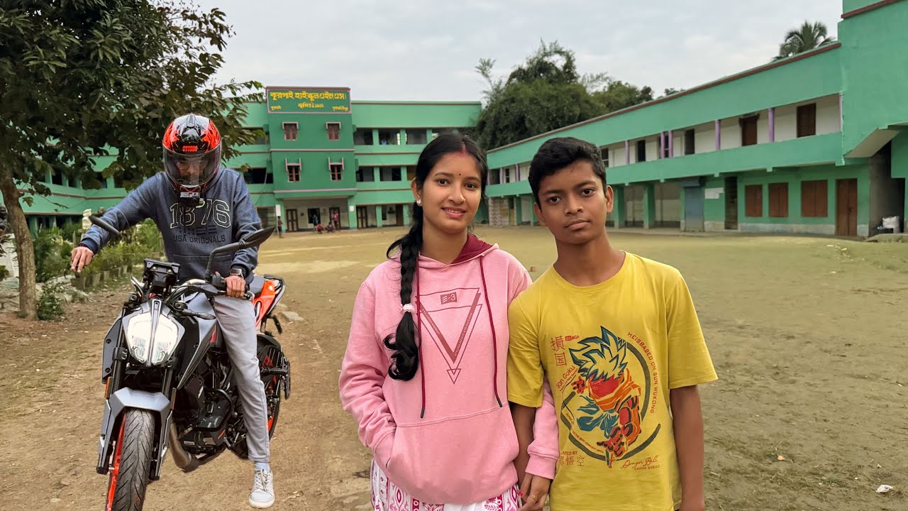 সোনালীর ভাইয়ের বোর্ডিং স্কুলে গেলাম My First Moto Vlog KTM Duke 200