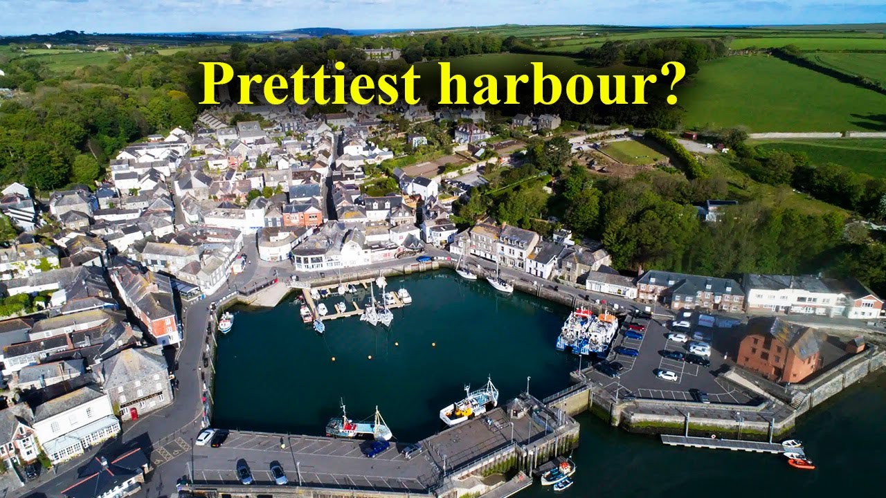 We sailed to the prettiest harbour in England.