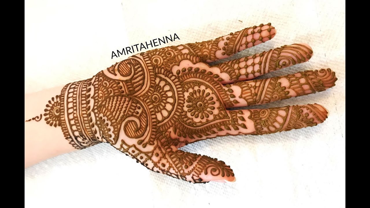 EASY FULL HAND MEHENDI TRADITIONAL DESIGN | BEAUTIFUL INDIAN HENNA MEHNDI FOR WEDDINGS