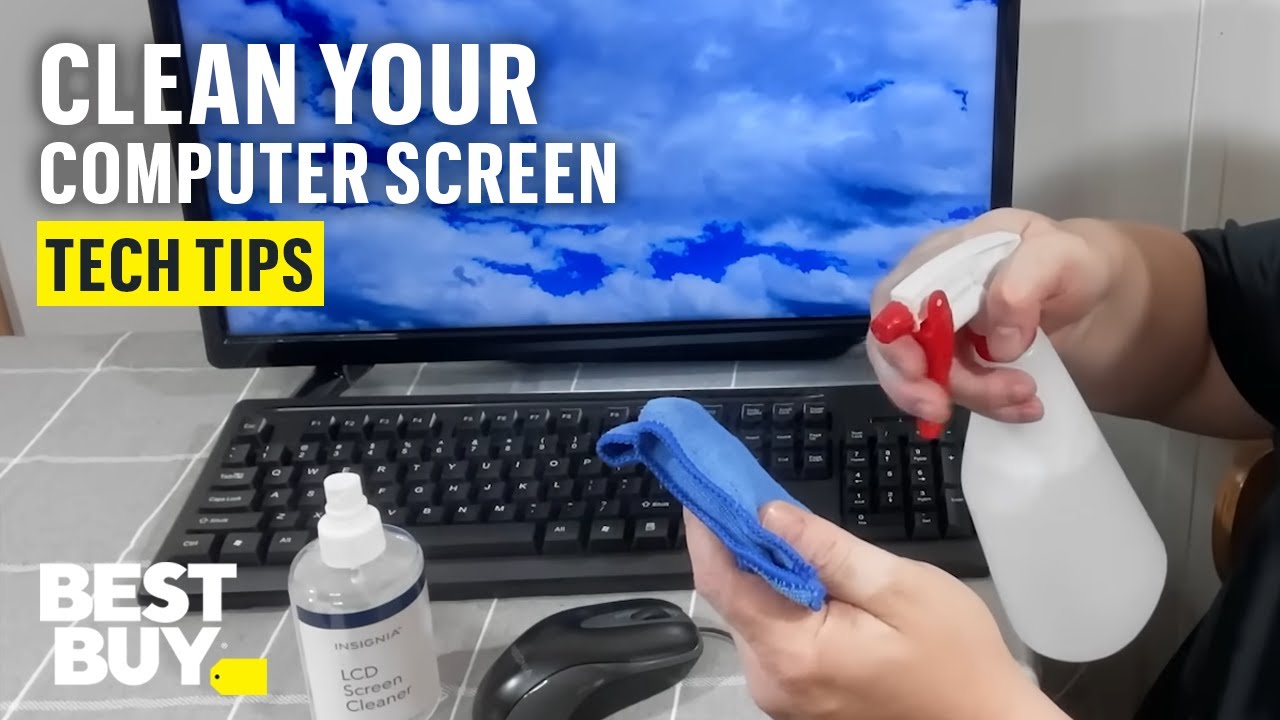 How To Clean Your Computer Screen - Tech Tips from Best Buy