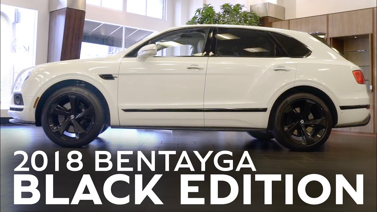 Bentley Pasadena presents the Bentayga Black Edition