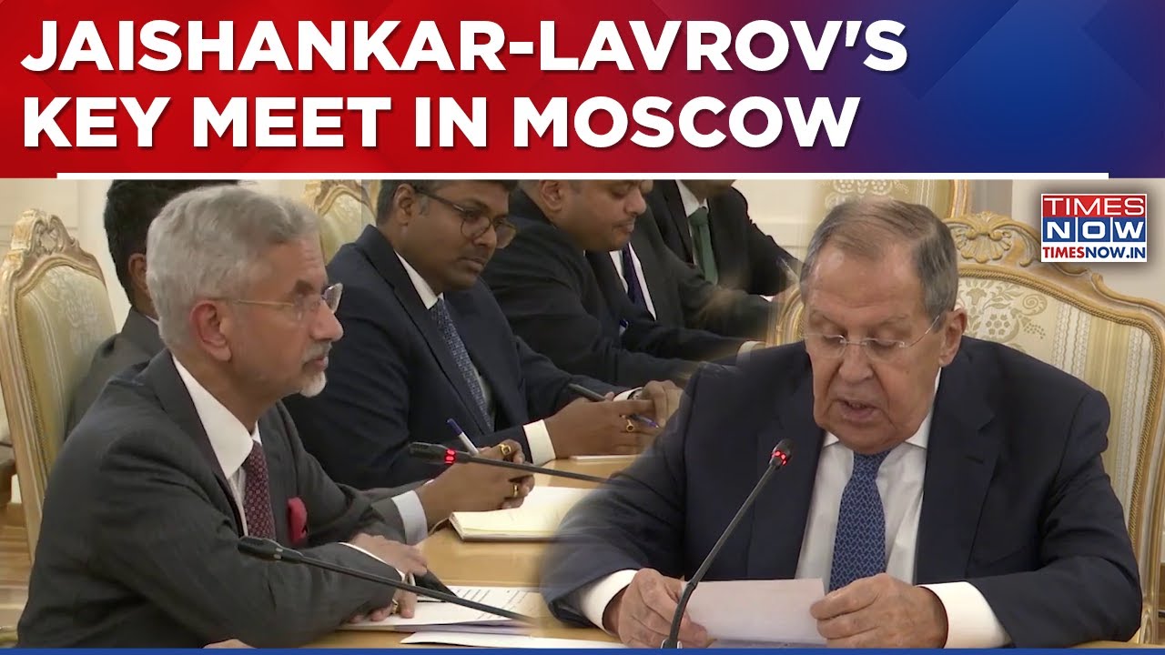 EAM S Jaishankar And Russian FM Sergey Lavrov Hold Key Bilateral Meeting In Moscow