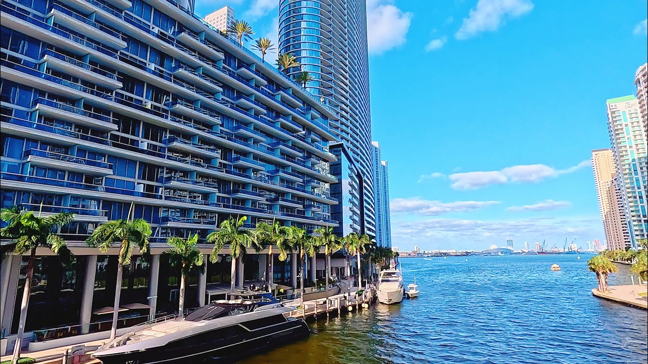 Downtown Miami 2024 Walking Tour in 4K - Miami, Florida
